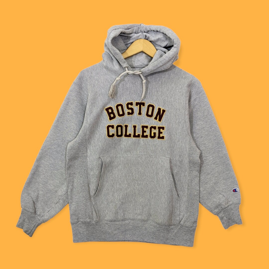 Vintage Boston College Champion Reverse Weave Hoodie Boston Vintage Boston College Champion Reverse Weave Hoodie Boston