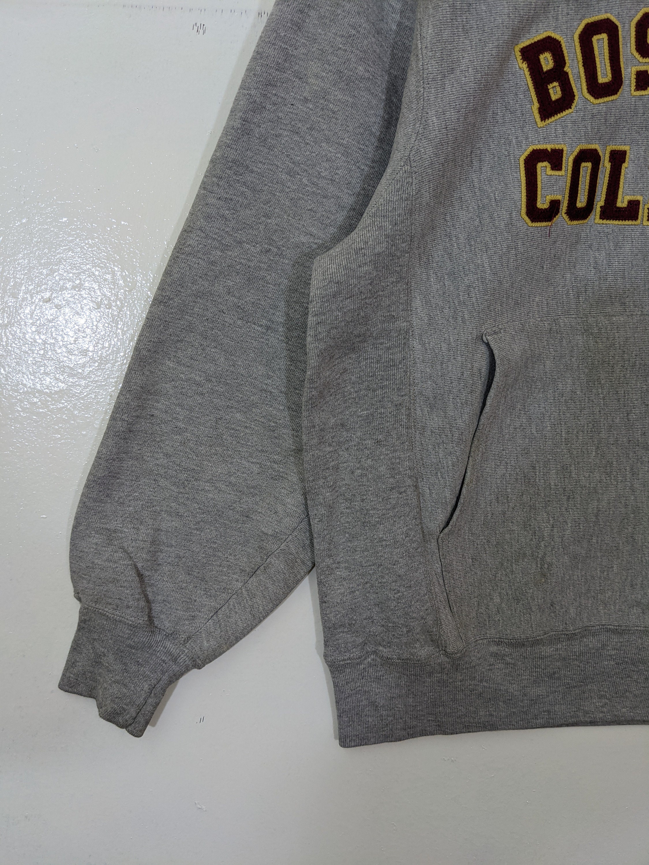 Vintage Boston College Champion Reverse Weave Hoodie Boston Vintage Boston College Champion Reverse Weave Hoodie Boston