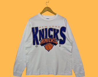 vintage New York Knicks big image basketball white colour size x-large promo t-shirts