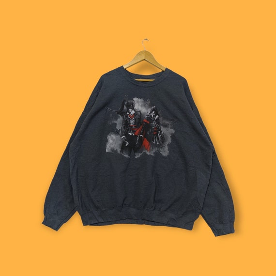 Video games sweatshirt video games crewneck video games sweater pullover arcade fighting shooting action dark grey colour size xx-large