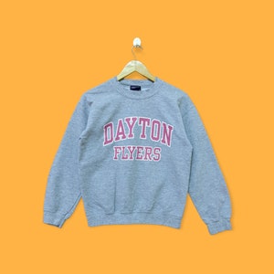 Dayton flyers sweatshirt Dayton flyers crewneck Dayton flyers sweater pullover streetwear sports style college nice grey colour size small