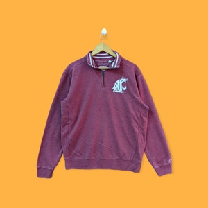 Washington state cougars sweatshirt Washington state cougars crewneck Washington state cougars sweater pullover nice Red colour size medium