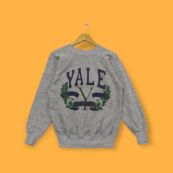 Yale Sweatshirt Yale University Sweater Vintage Sweater Etsy Canada