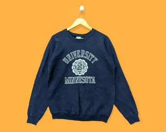 Vintage University of Minnesota Sweatshirt Big Logo Medium Size