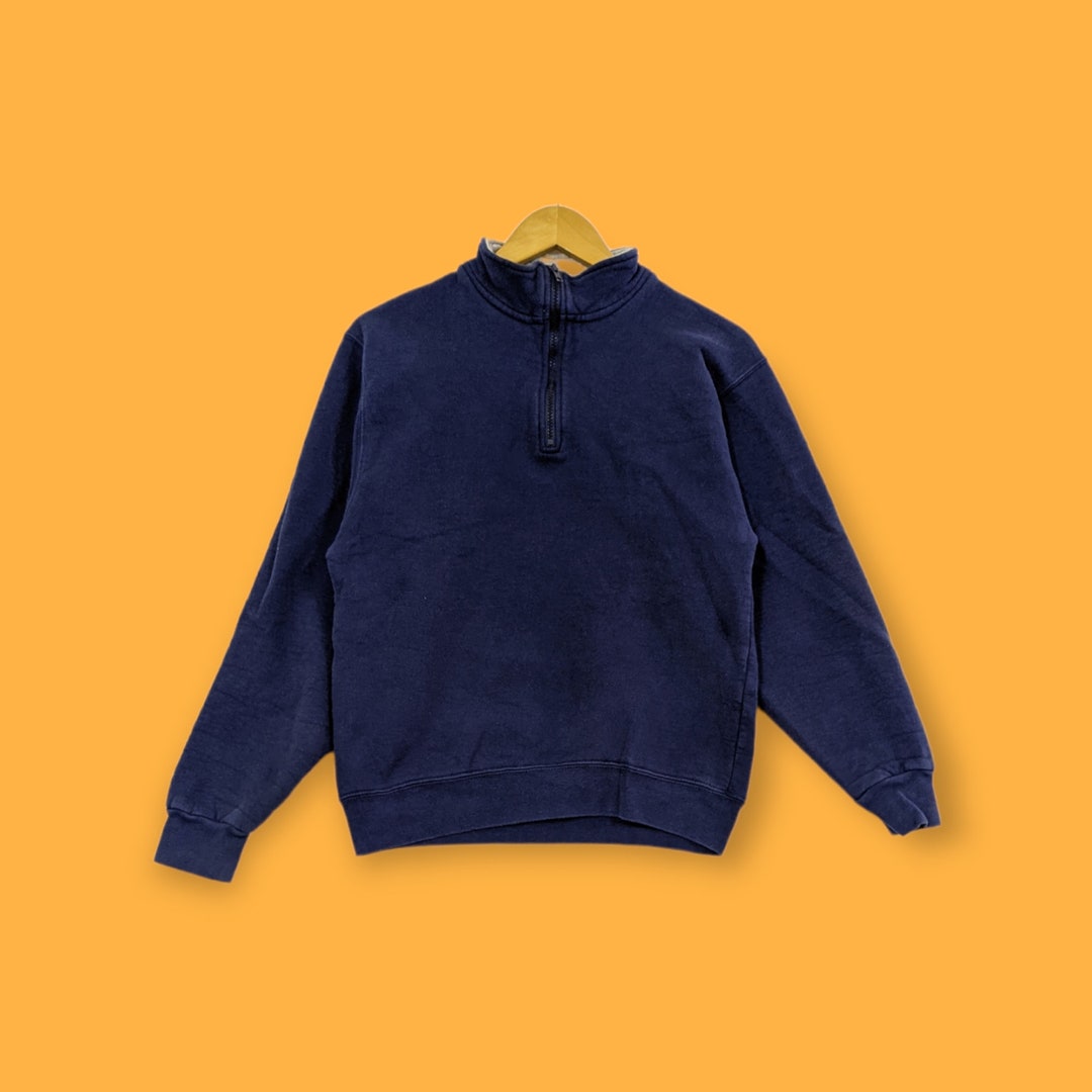 Fruit of the Loom plain blank sweatshirt, men's size XL cotton black type Vintage Second Hand