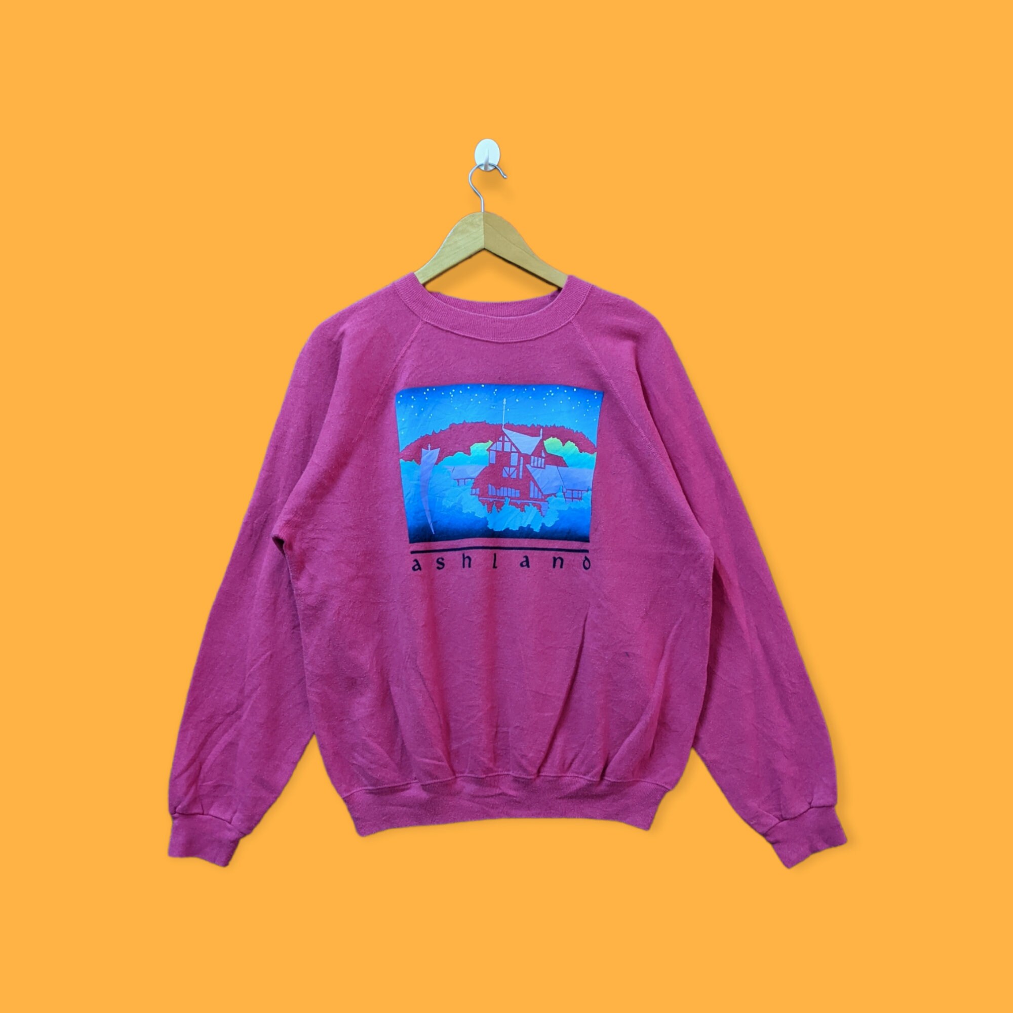 Vintage 90s Ashland Big Image Sweatshirt Ashland Crewneck Ashland 