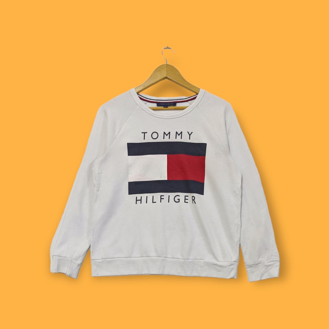 Tommy Hilfiger Flag Logo Sweatshirt Tommy Hilfiger Crewneck Tommy