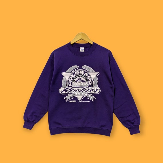 Colorado rockies crewneck sweatshirt hotsell