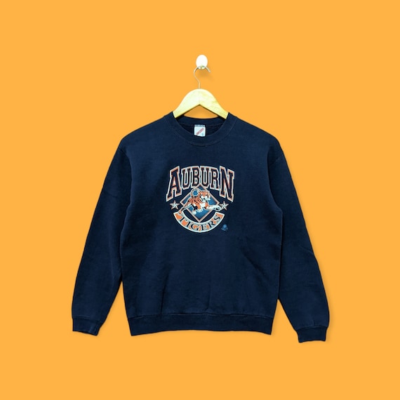 Vintage auburn tigers sweatshirt auburn tigers crewneck auburn tigers sweater pullover streetwear sports blue colour size x large youth