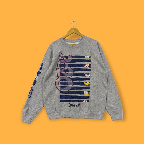 Disneyland resort sweatshirt Disneyland resort crewneck Disneyland resort sweater pullover streetwear style cartoon grey colour size large