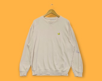 Augusta national golf club sweatshirt Augusta national golf club crewneck Augusta national golf club sweater pullover beige colour large