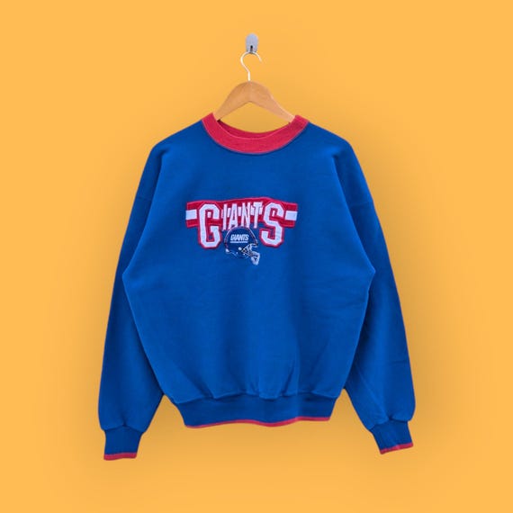 Vintage 90s New York Giants Sweatshirt Embroidered Logo Crewneck
