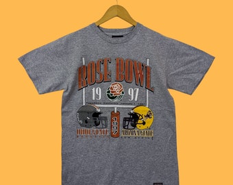 Vintage 1997 Rose Bowl Ohio State Buckeyes Arizona Big Image Gray