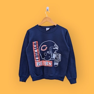vintage 1991 Chicago bears big image sweatshirt Chicago bears crewneck Chicago bears sweater pullover streetwear nice blue colour medium