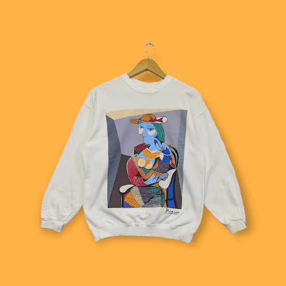 Vintage 90s Pablo Picasso Painting Sweatshirt Pablo Picasso Vintage 90s Pablo Picasso Painting Sweatshirt Pablo Picasso