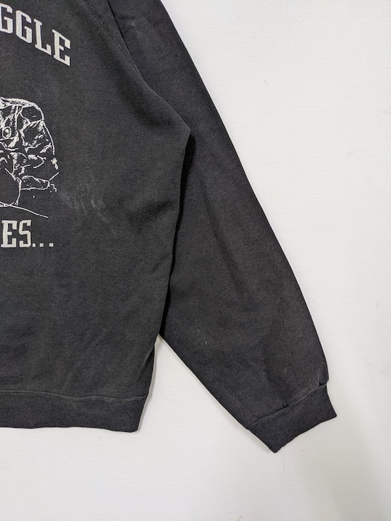 Vintage 90s The struggle continues sweatshirts The struggle continues crewneck the struggle continues sweater pullover black size XXLarge View 5