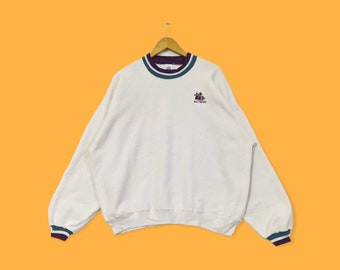 Vintage Baltimore sweatshirt Baltimore crewneck Baltimore sweater pullover streetwear style sports embroidered logo white size xx-large
