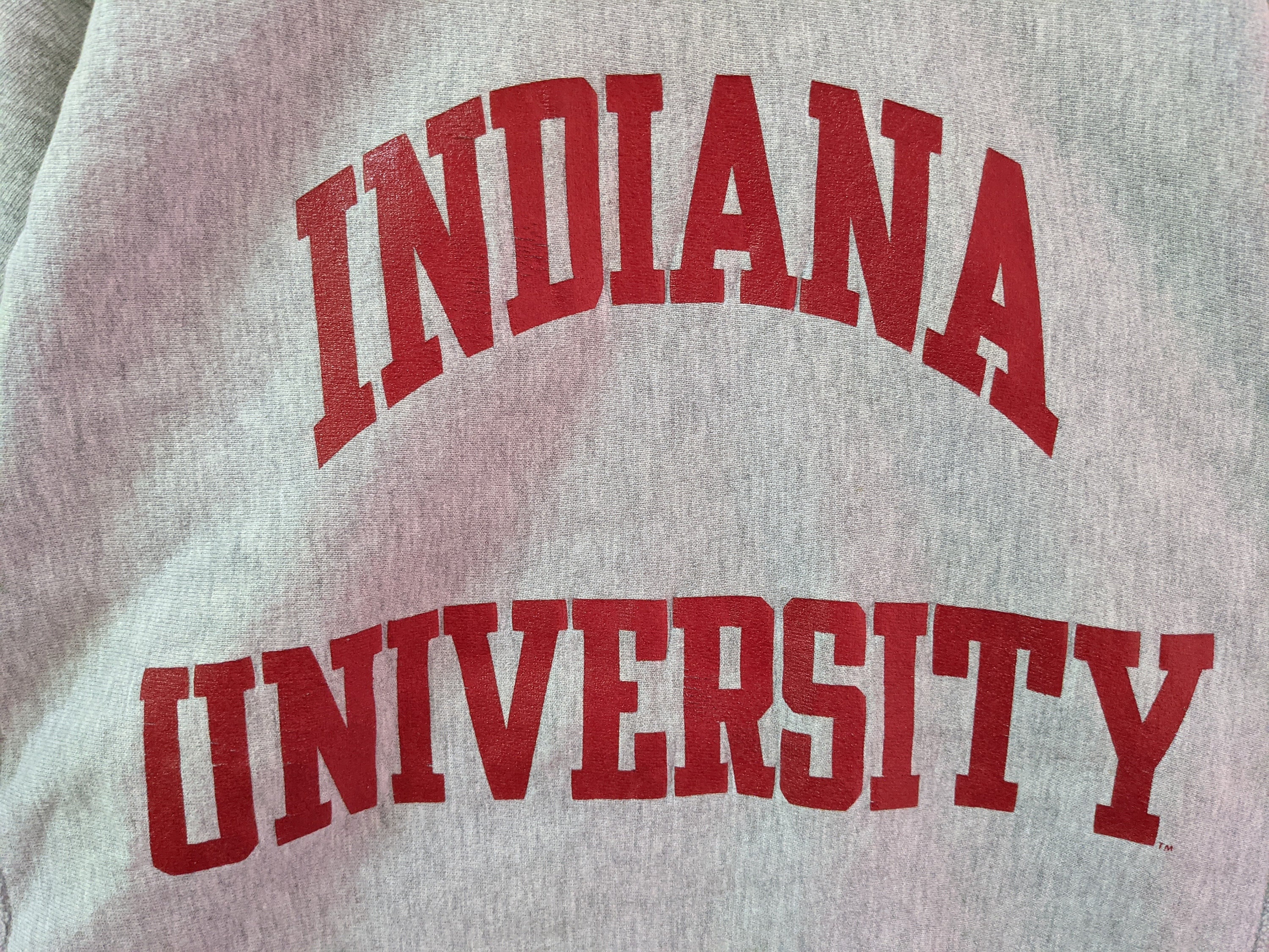 チャンピオン　スウェット　インディアナ国立大学　L相当　ブラック　パープル