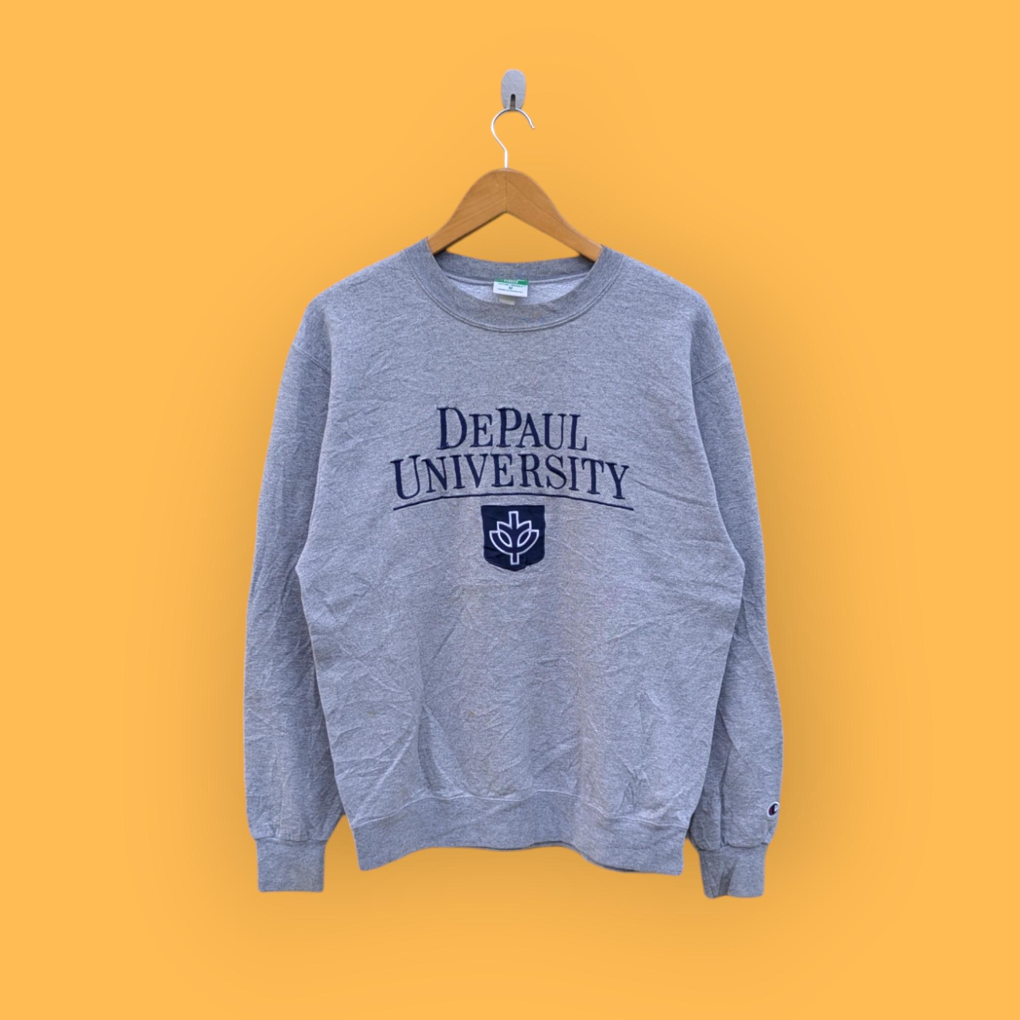 Crewneck Sweater Depaul University Sweatshirt Vintage Depaul - Main Image