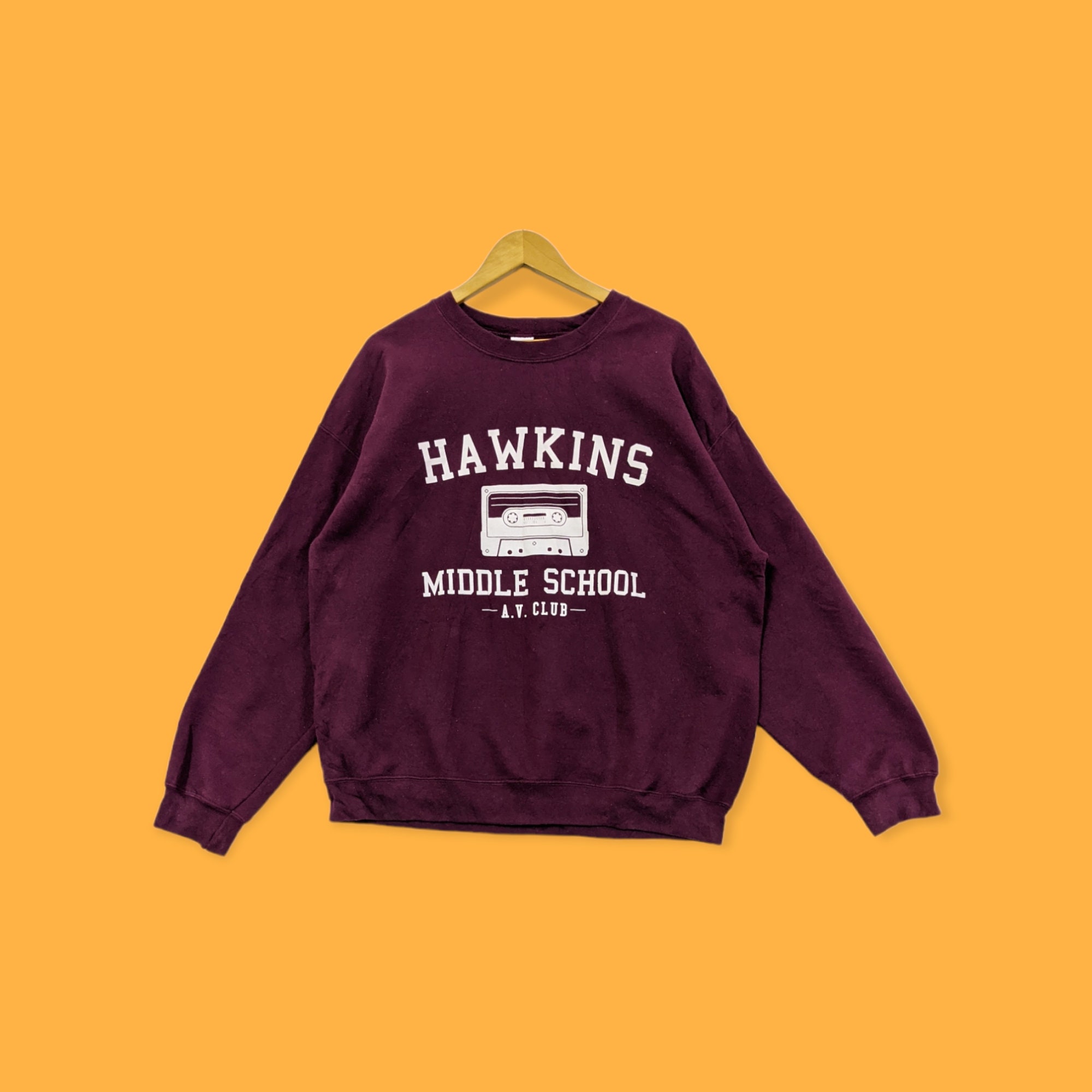 Hawkins Middle School Sweatshirt Hawkins Middle School Crewneck 