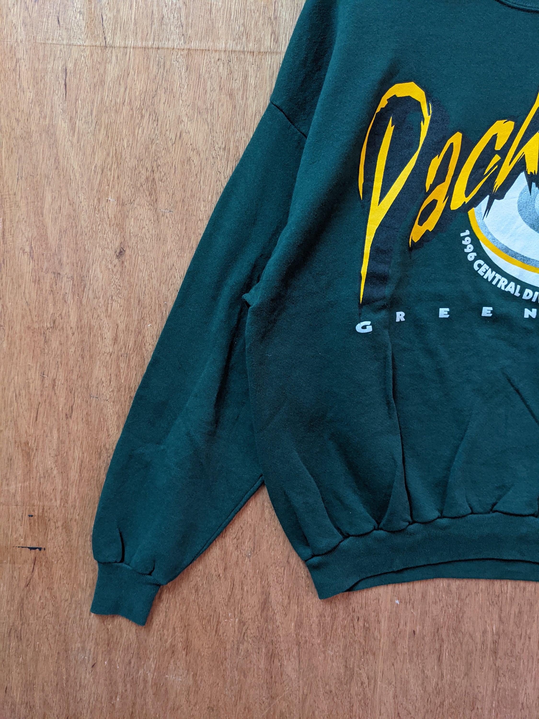 Sweat Vintage Green Bay Packers – 1996 Champs, Taille L (14/16 Ans), Pro Player (Occasion, Pour Garçon)
