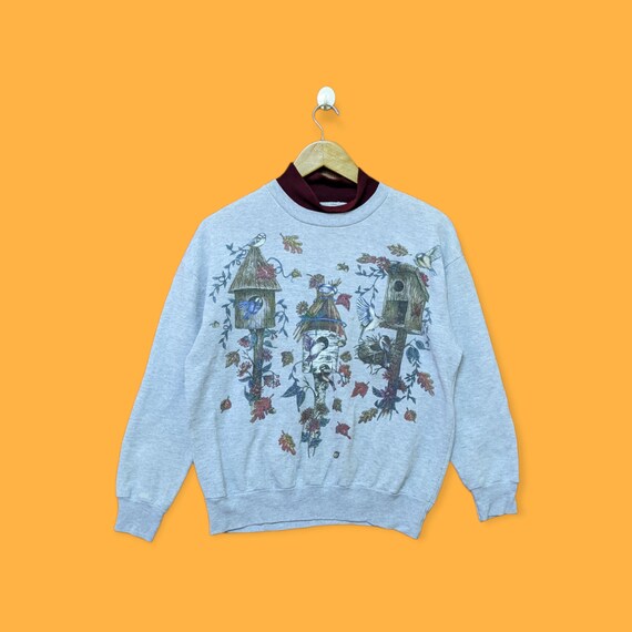 Vintage basic editions Cardinal image sweatshirt … - image 1