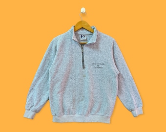 Vintage Catalina eiland sweatshirt Catalina eiland ronde hals Catalina eiland trui pullover streetwear stijl mooie grijze kleur maat klein