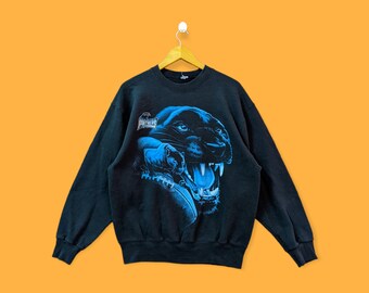 Vintage Carolina Panthers Big Logo Sweatshirt Carolina Panthers