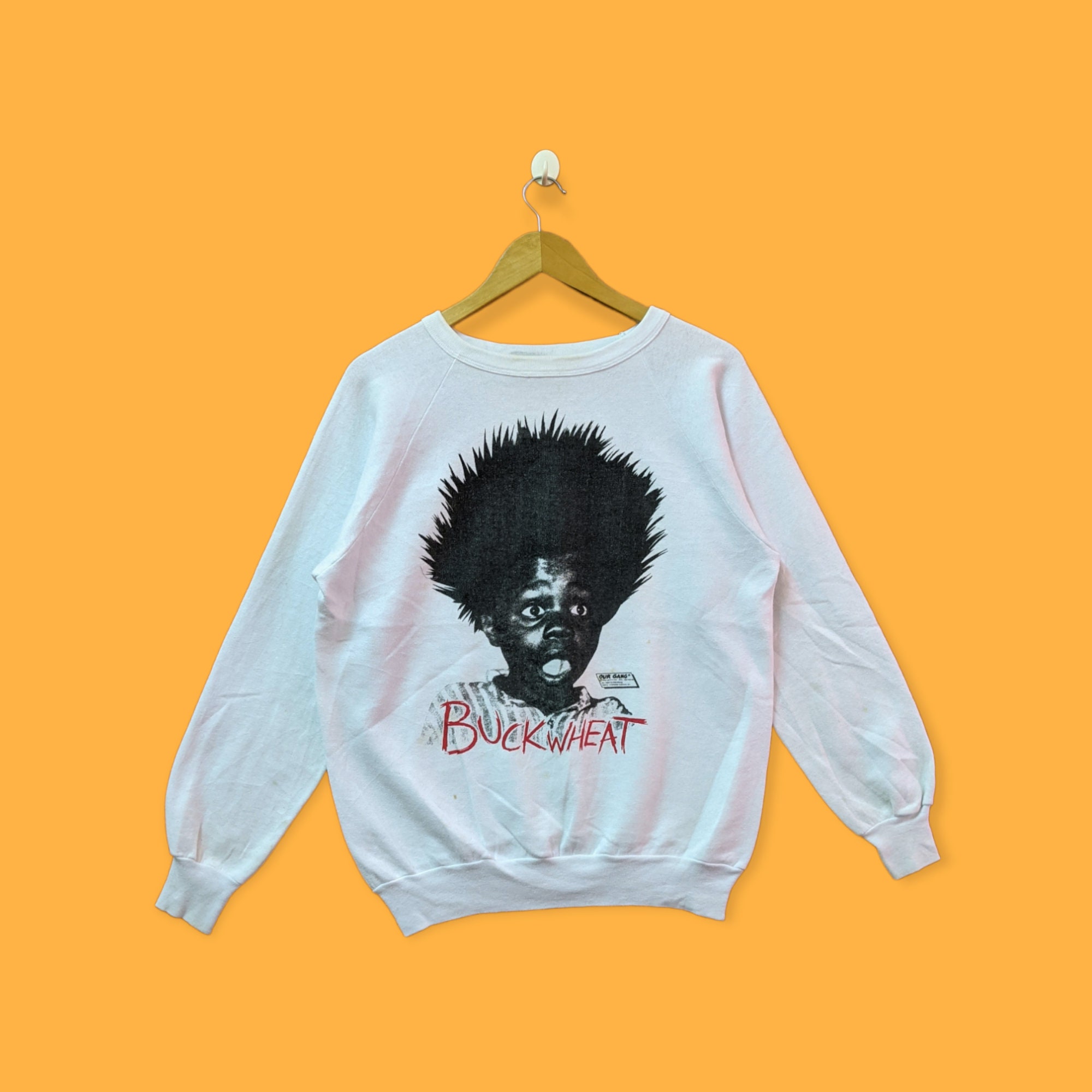 Vintage 80s Buckwheat Our Gang Sweatshirt Buckwheat Crewneck  