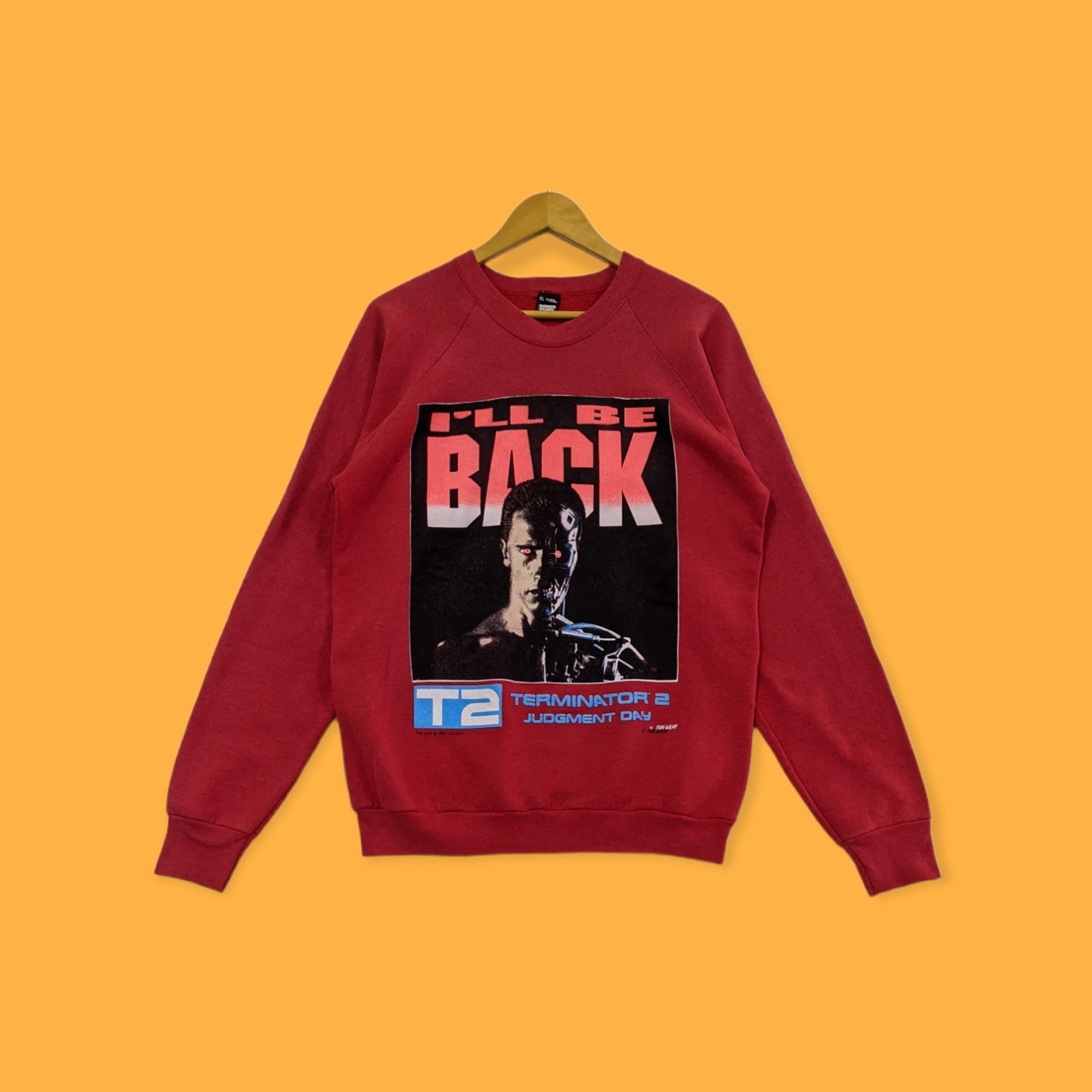 Vintage 1991 Terminator 2 Judgement Day Sweatshirt Terminator 2