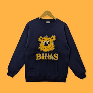 Deadstock vintage 90s university California bruins sweatshirt university California crewneck California sweater pullover blue size medium