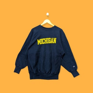 Pick !! Vintage 90s Champion Reverse Weave University Michigan 