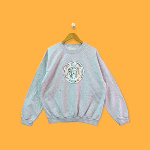 Felpa City College of New York City College of New York girocollo maglione City College of New York pullover college grigio taglia x-large