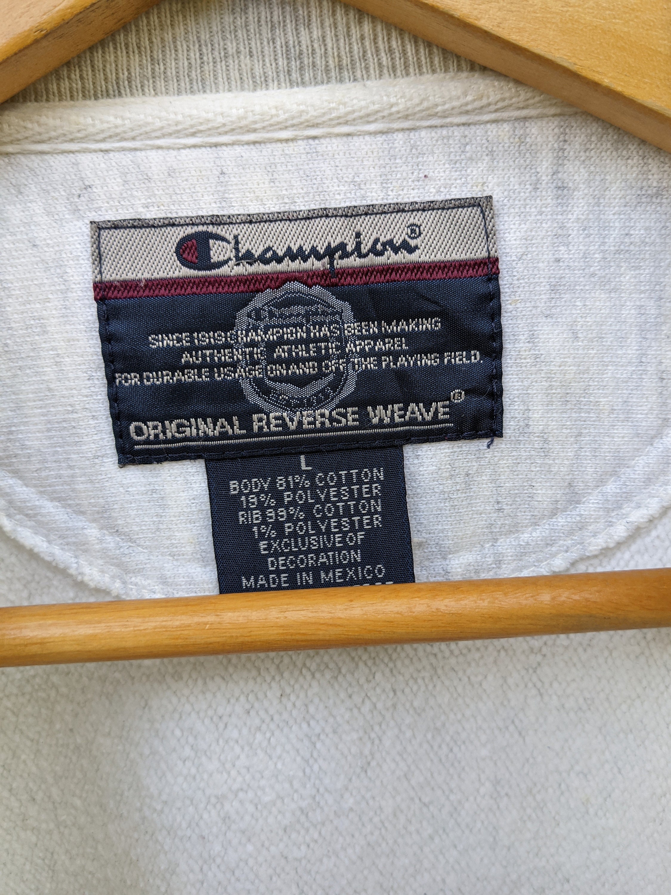 Vintage Hampden Sydney College Sweatshirt Champion Reverse Weave 