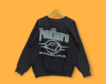 Vintage 1993 CAROLINA PANTHERS Nfl Sweatshirt Sweater Crew Neck