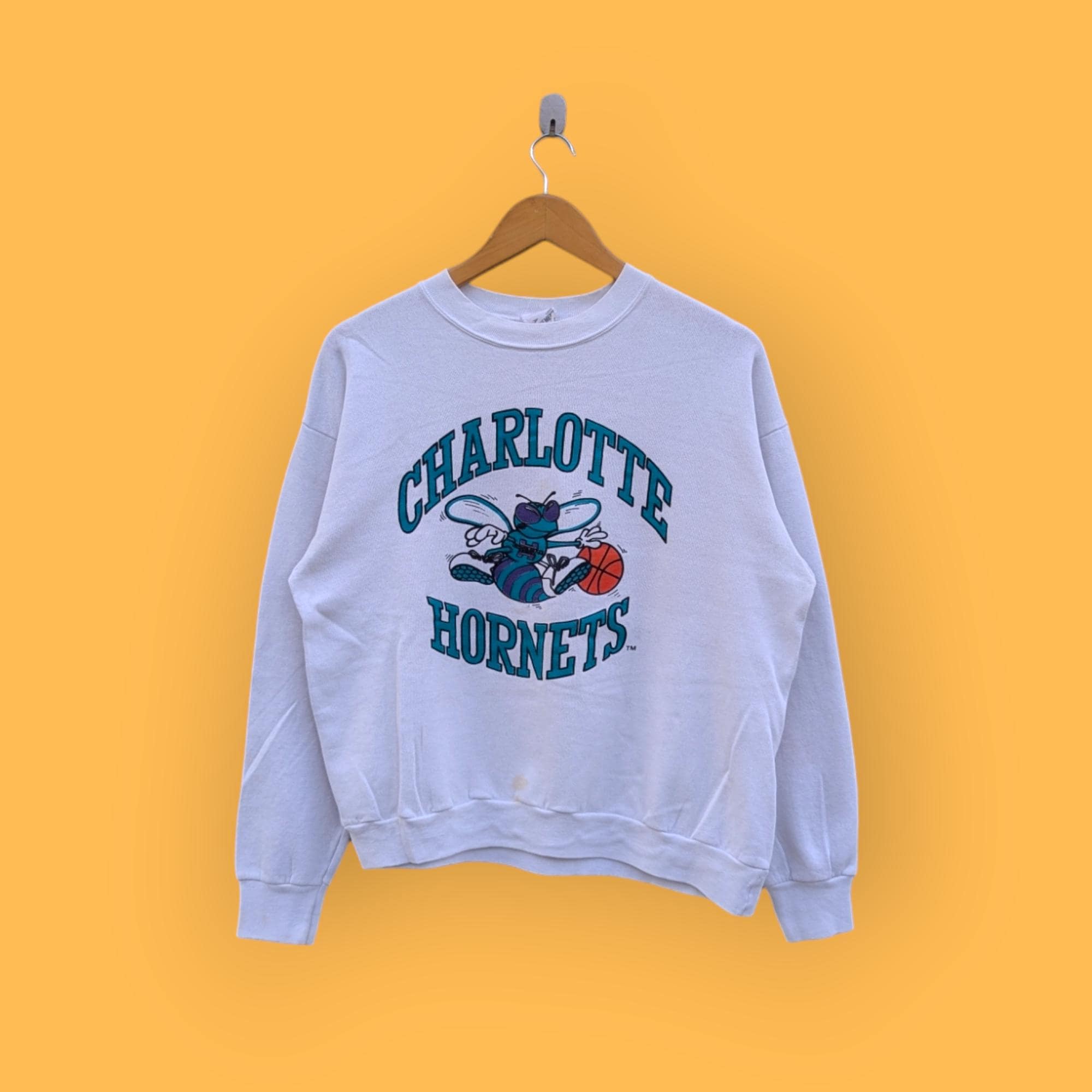 Vintage 90s Charlotte Hornets Sweatshirt Charlotte Hornets