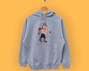 Vintage 90s Polo Bear Big Image Hoodies Ralph Lauren Polo Bear
