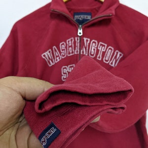 University Of Washington Huskies Ladies Quarter Zip Sweatshirt - Oversized Fleece Pullover