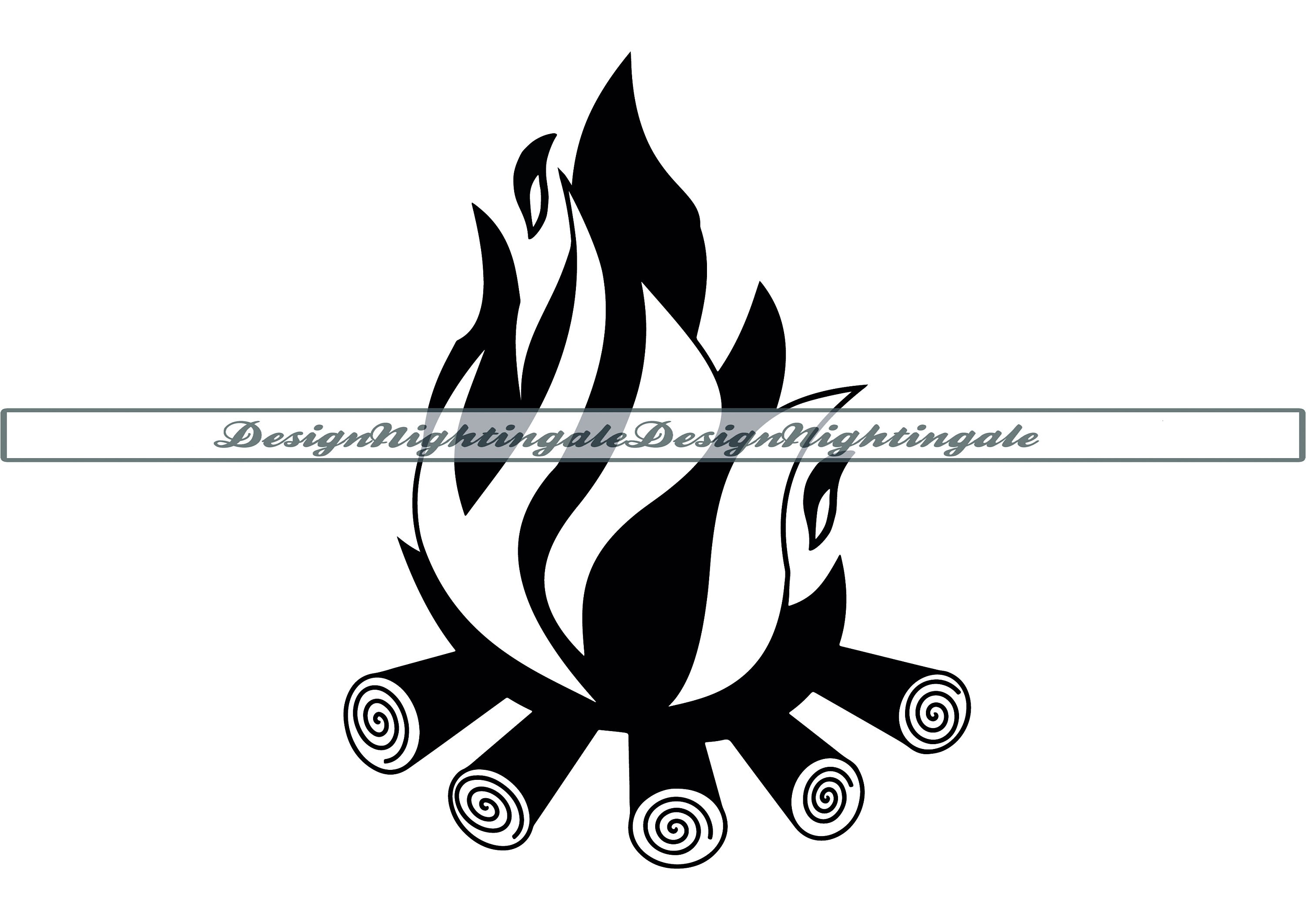 Campfire 4 SVG Bonfire SVG Camping SVG Camp Fire Svg | Etsy