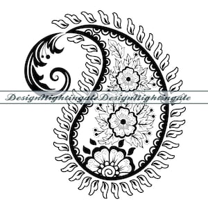 Bandana Pattern #5 SVG, Paisley Pattern SVG, Seamless Bandana Pattern, Clipart, Files For Cricut, Cut Files, Pdf, Png, Jpg, Peekaboo Tumbler