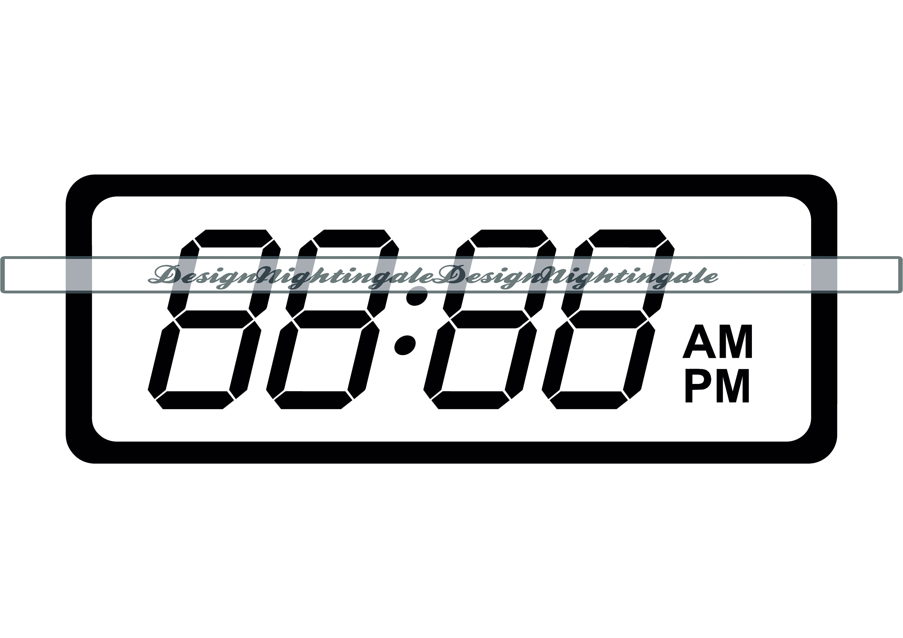 Am Pm Digital Clocks