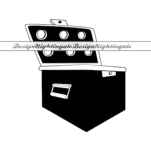 Cooler SVG, Ice Chest SVG, Camping Cooler SVG, Clipart, Files For Cricut, Cut Files For Silhouette, Dxf, Png, Eps, Vector, Digital Download
