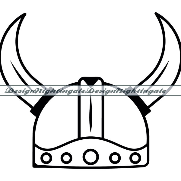 Viking Helmet SVG, Viking Svg, Viking Helmet Clipart, Viking Helmet Files For Cricut, Viking Helmet Cut Files For Silhouette, Dxf,Png,Vector
