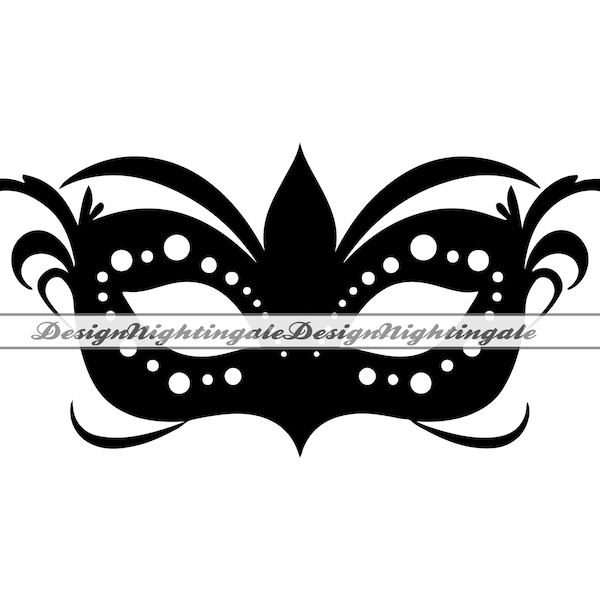 Carnival Mask SVG, Mardi Gras SVG, Masquerade SVG, Halloween, Party, Clipart, Files For Cricut, Cut Files For Silhouette, Dxf, Png, Vector