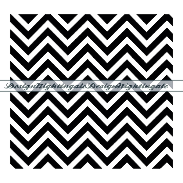 Chevron Pattern #2 SVG, Zig Zag Pattern SVG, Seamless Pattern, Clipart, Files For Cricut, Cut Files For Silhouette, Dxf, Png, Eps, Vector