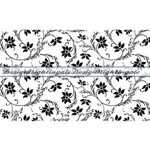 Tooled Leather #20 SVG, Western Tooled Leather SVG, Seamless Pattern, Floral Vines, Swirls Swoosh Scroll PNG, Peekaboo Tumbler, Cricut, Cut