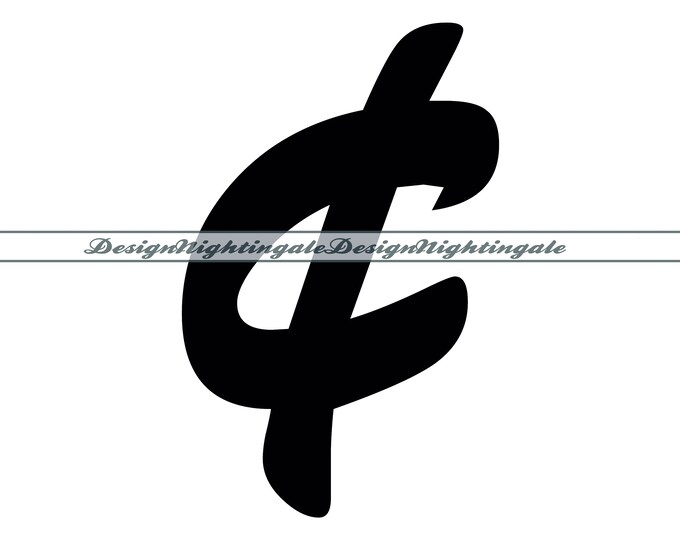 Cent Sign Ink This item is unavailable - Etsy