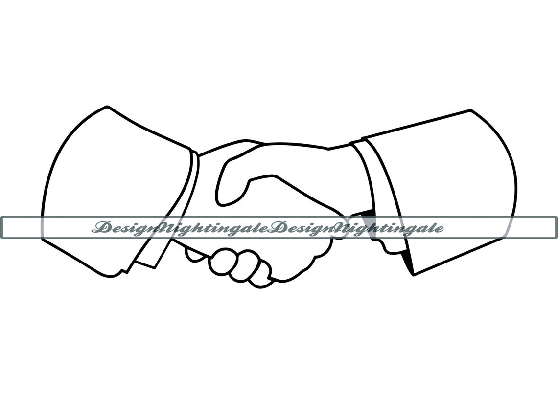 Handshake SVG Shaking Hands SVG Business Deal SVG Handshake - Etsy