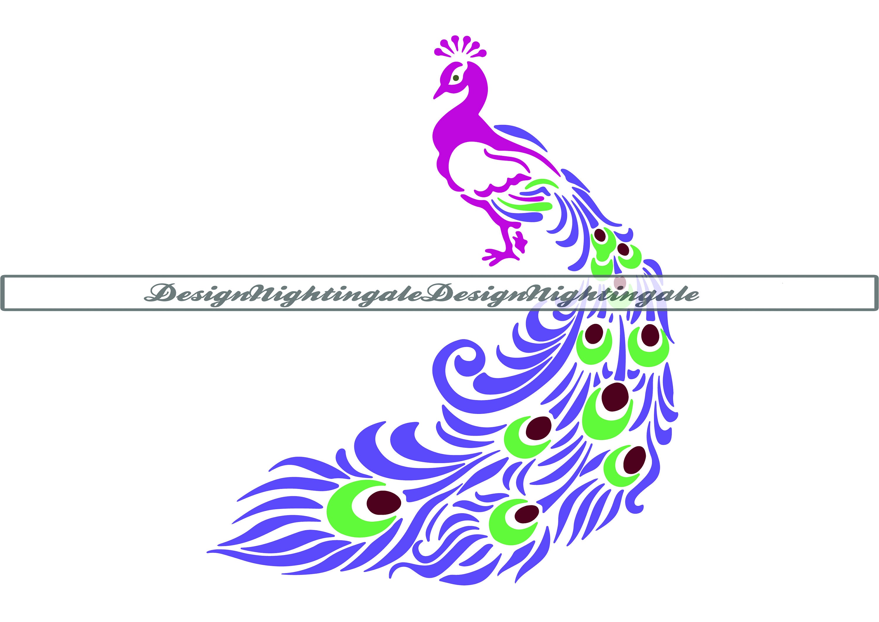 Peacock SVG Peacock Feather Svg Bird Svg Peacock Clipart Etsy
