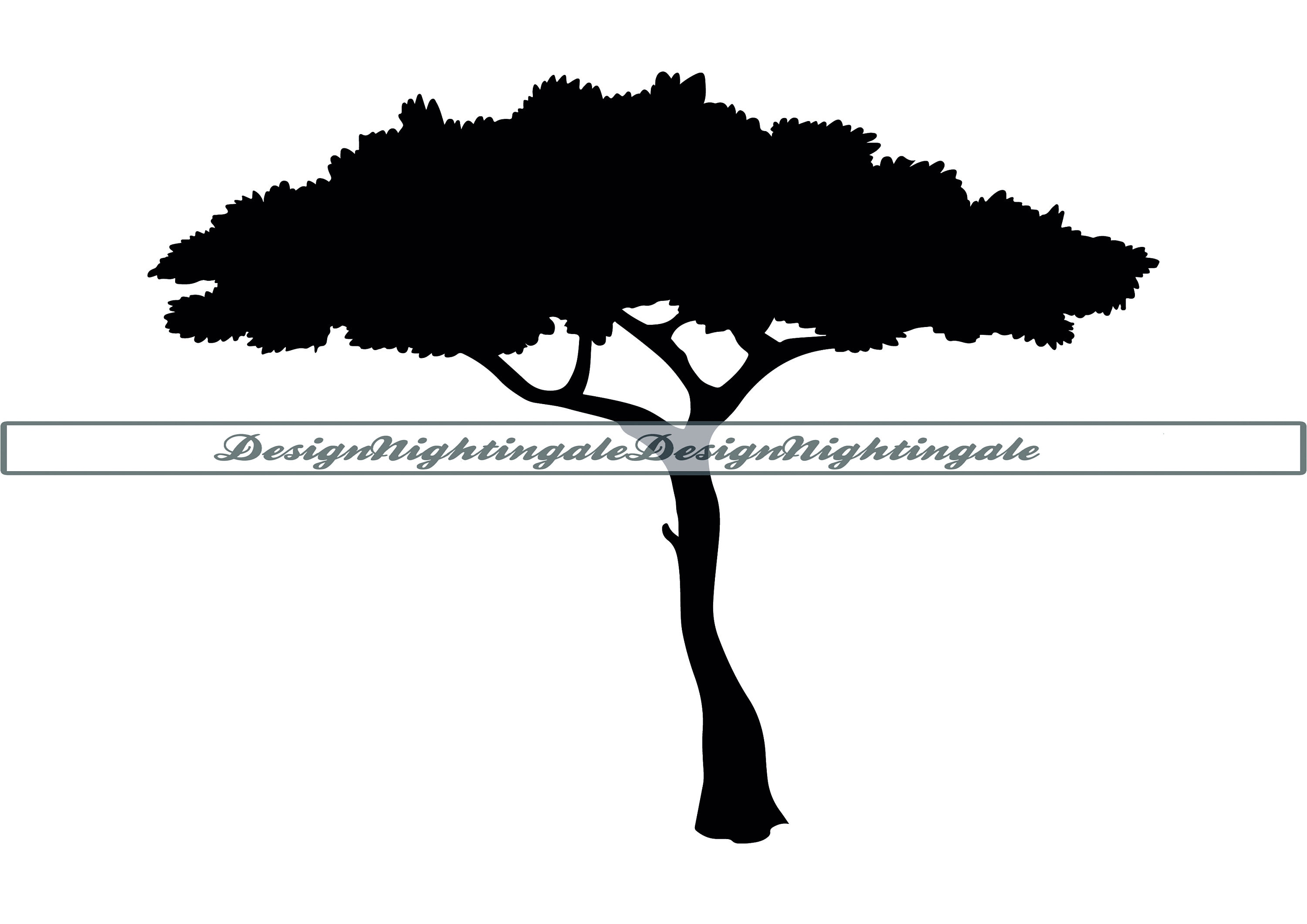 Safari Tree SVG Acacia Tree SVG Safari Tree Clipart Safari Etsy Australia